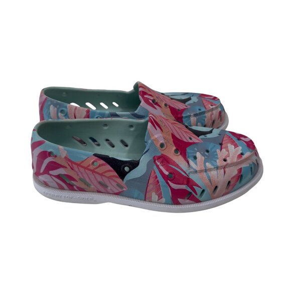 Sperry Top-Sider Rubber MENS SZ 8  Multicolored Leaf Print Slip-On Shoes - Picture 5 of 10